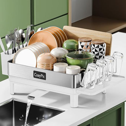 Dish Racks, Thicker Premium 304 Stainless Steel Dish Drying Rack