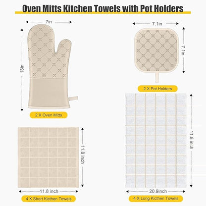 Oven Mitts Kitchen Towels Dishcloths