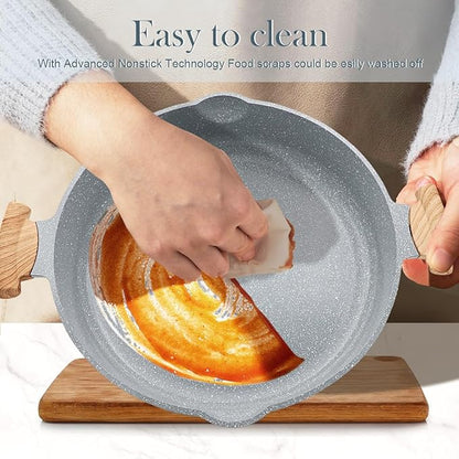 AIKENBBKK Ceramic Frying Pan