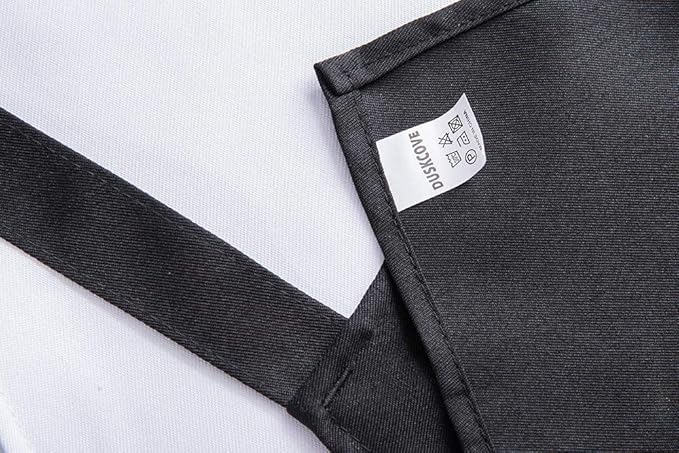 DUSKCOVE 12 Pack Plain Bib Aprons