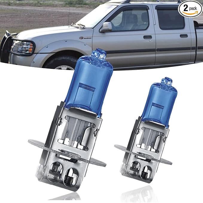 Fog lights Fit For Nissan Frontier 2001-2002 Halogen Headlight Bulbs,H3 Fog Lights Bright Lights Combo,Plug & Play,Pack of 2 (Nissan Frontier 2001-2002 Halogen Fog Lights)