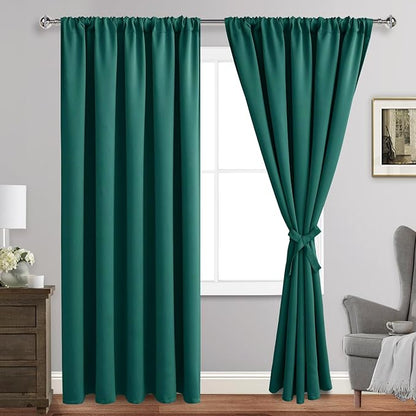 JIUZHEN Christmas Blackout Curtains