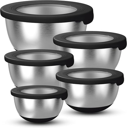 KITEISCAT Stainless Steel Mixing Bowls