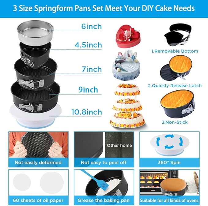 Cake Decorating Kit, Cake Baking Set Tools