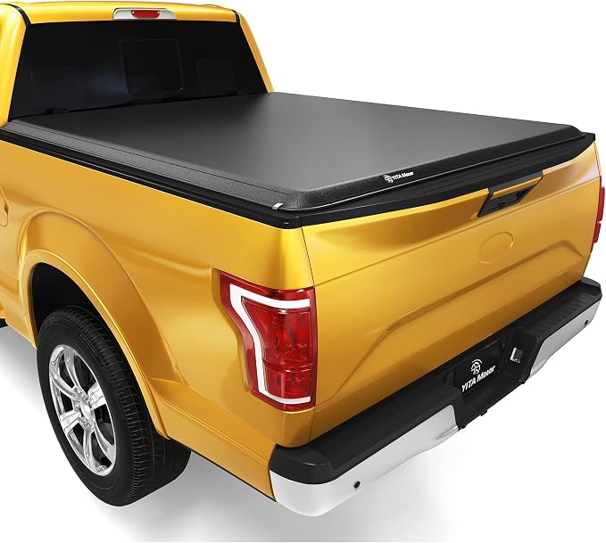 YITAMOTOR Soft Roll Up Truck Bed Tonneau Cover Fit for 2017-2026 Ford F-250 F-350 F-450 F250 F350 F450 Super Duty 8 ft Bed