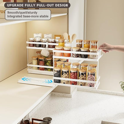 Magheo Pull Out Spice Rack Organizer