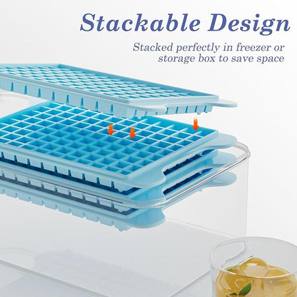 Mini Ice Cube Tray for Freezer: GGUW Nugget Ice Cube Tray