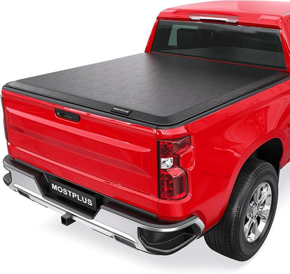 MOSTPLUS Roll-Up Soft Vinyl Truck Bed Tonneau Cover Compatible with 2004-2006 Chevrolet Chevy Silverado/GMC Sierra 1500 2500 3500 Fleetside 5.8 FT Bed 69 inch Fleetside