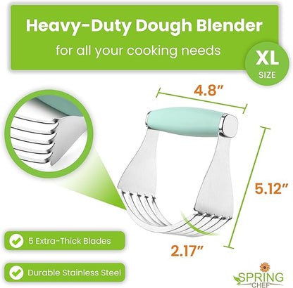 Spring Chef XL Stainless Steel Pastry Cutter Tool