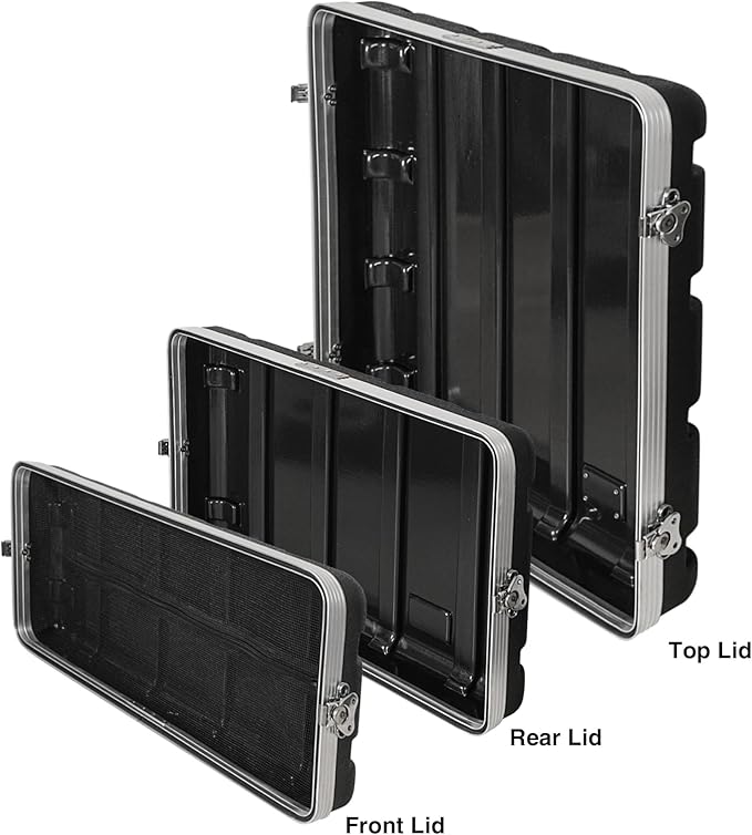 Sound Town Lightweight and Compact 4U ATA ABS Rack Case,