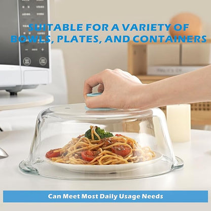 Tall Glass Microwave Splatter Cover