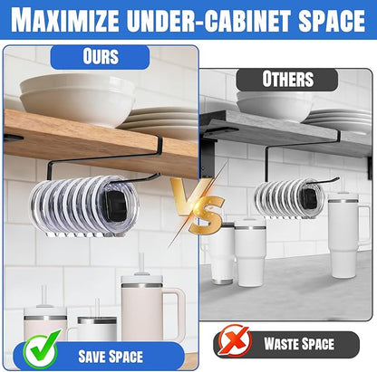 1 Pack Tumbler Lid Organizer, Versatile Cup & Water Bottle Lid Holder, Upgraded