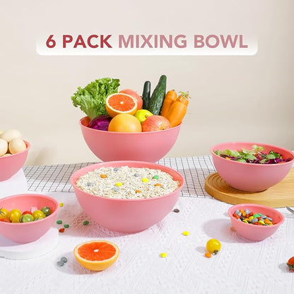 BoxedHome BPA Free Plastic Round Mixing Bowl