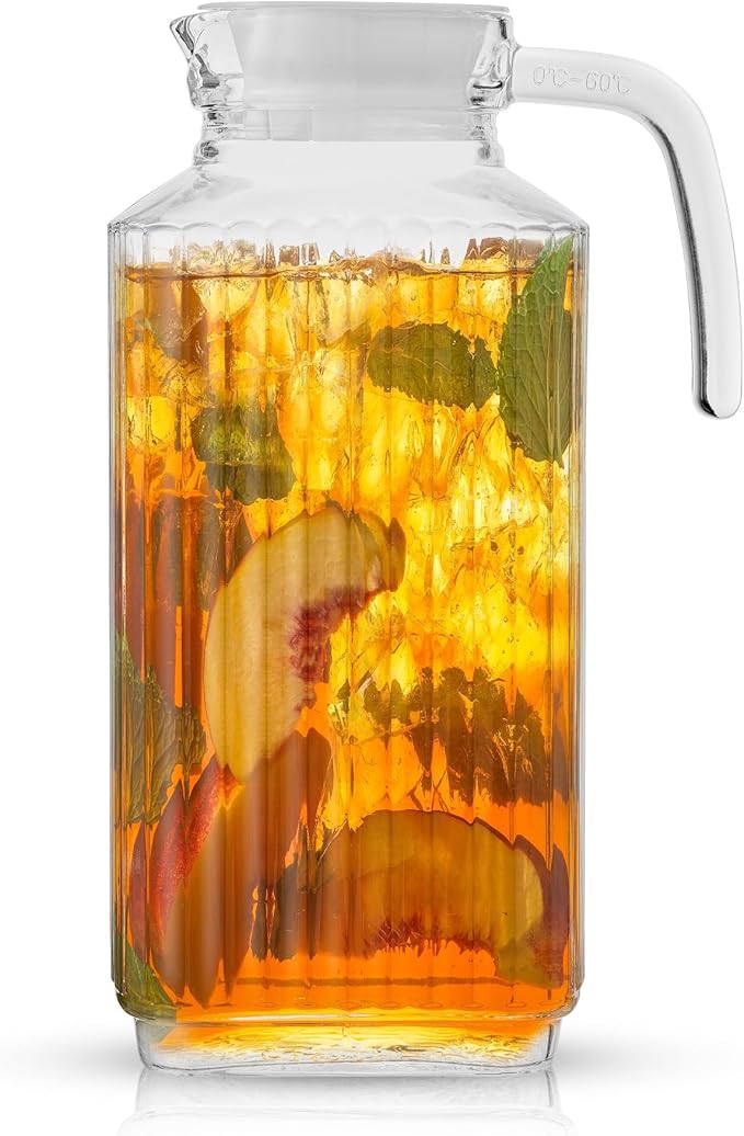 JoyJolt 60oz Glass Pitcher