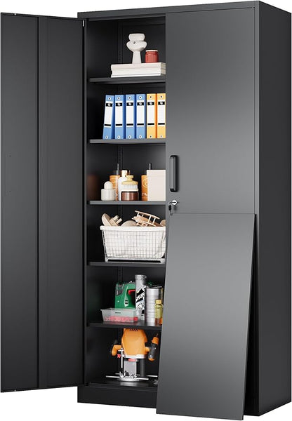 SISESOL Wide & Deep Metal Storage Cabinet