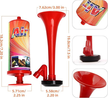 FARBIN Boat Air Horn Fog Horn Air homs for Safety for Wild Animals for Sports Events Party Airhorn loud Portable Pump Air Horn Hand Held