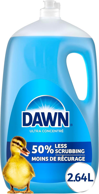 Dawn Ultra Dish Soap Refill, Dishwashing Liquid, Original Scent, 2.64 L