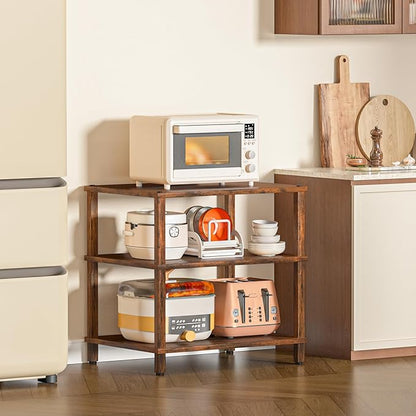 3-Tier AV Media Player Stand, Modern Stereo Cabine, Game Console Shelf