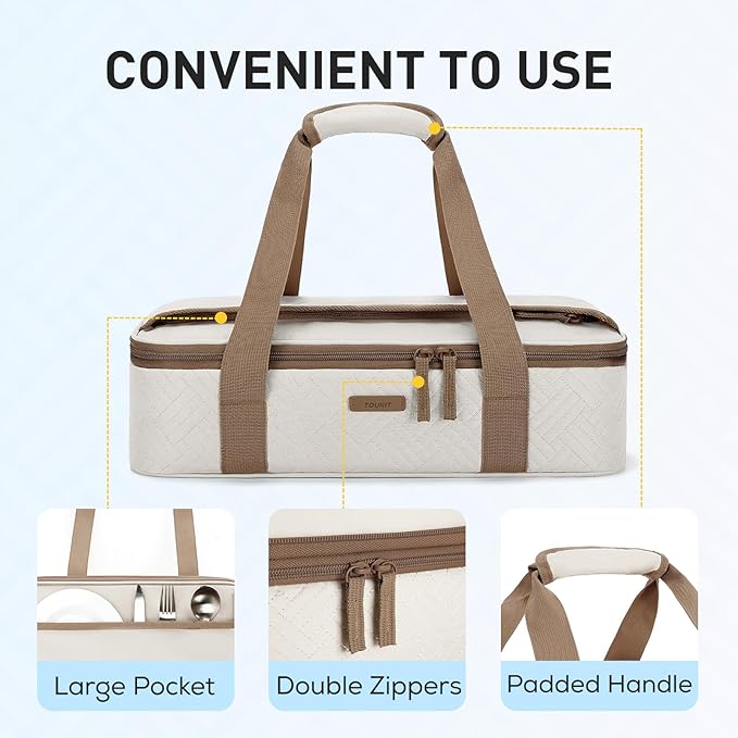TOURIT Insulated Casserole Carrier