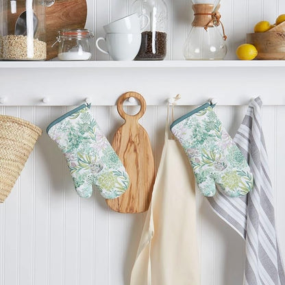 Martha Stewart Succulents Oven Mitt 2-Pack Set