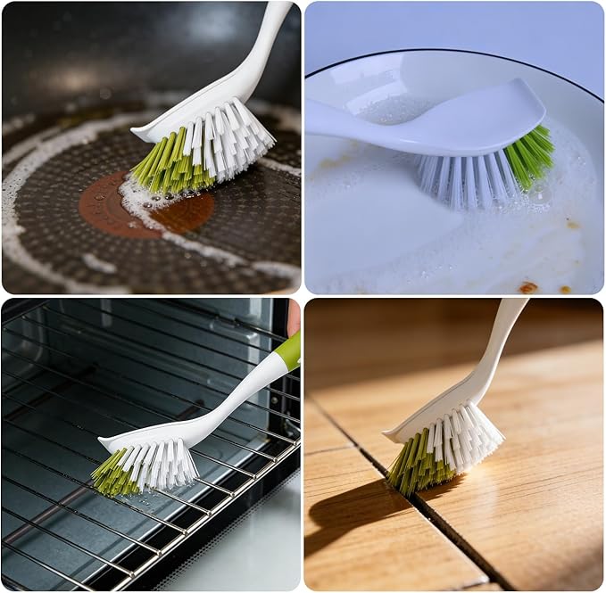 Dish Brush Scrub Brush with Handle