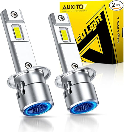 AUXITO H1 Bulbs, 900% Brighter Ultra-Bright, Plug N Play, Long Lifespan, No Flicker, 99% Compatibility, 2PCS