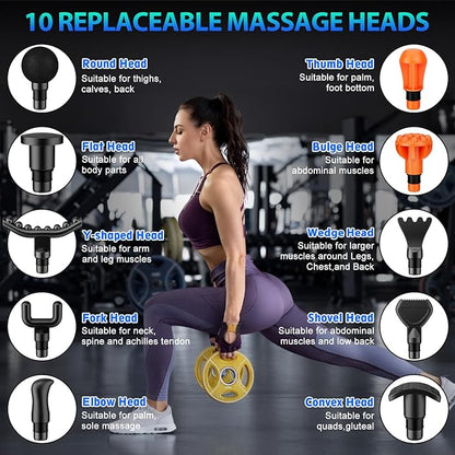 TOLOCO Massage Gun, Deep Tissue Back Massage