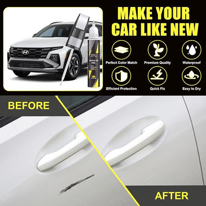 XNA Phantom Black(S3/S3B) for Hyundai Touch Up Paint, Car Scratch Remover for Nicks and Chips Repair, 2-In-1 Quick & Easy Fix Car Scratch Repair Kit with Exact Color-Matched
