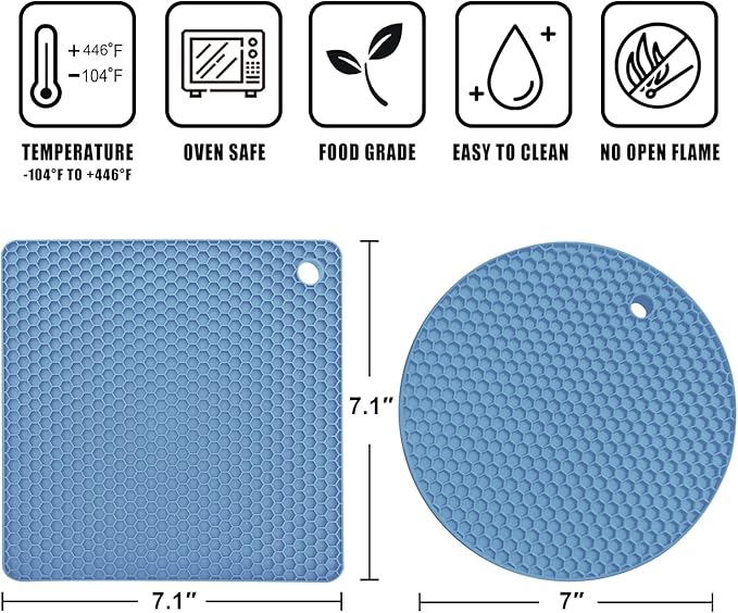Walfos Silicone Trivet Mats