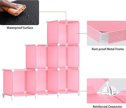 HOMIDEC 6-Cube Storage Shelf, Storage Bookcase Bookshelf