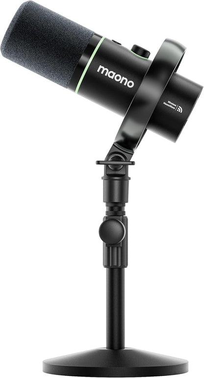 MAONO PD200W Hybrid Wireless Podcast Microphone