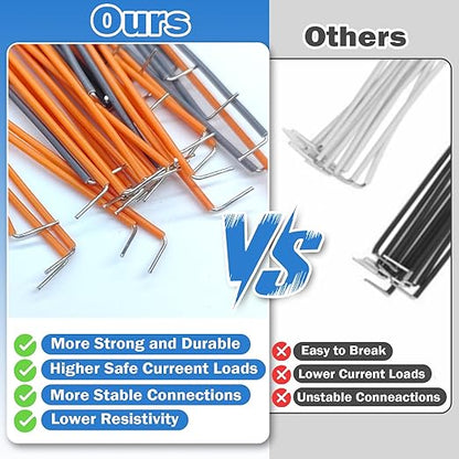 560pcs Breadboard Jumper Wires Kit - Preformed Wires (14 Lengths + 40 Each) with Precision Tweezer for Electrical DIY Experiments, Jumper Wires Male to Male 2 mm/0.08in-125 mm/4.9in