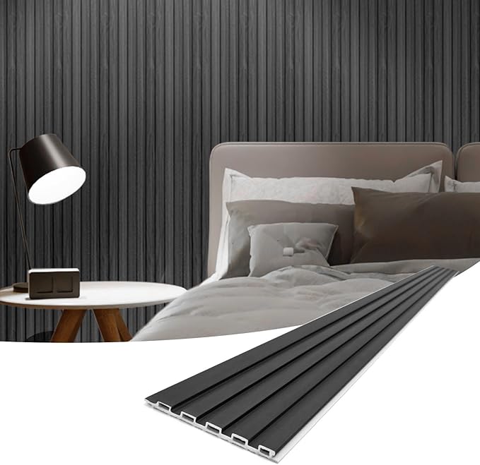 Art3d Slat Wall Panels, WPC Soundproof 3D Wall Paneling