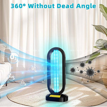UV Light Sanitizer, 4-Speed Timing and Remote Control UVC Home Disinfection