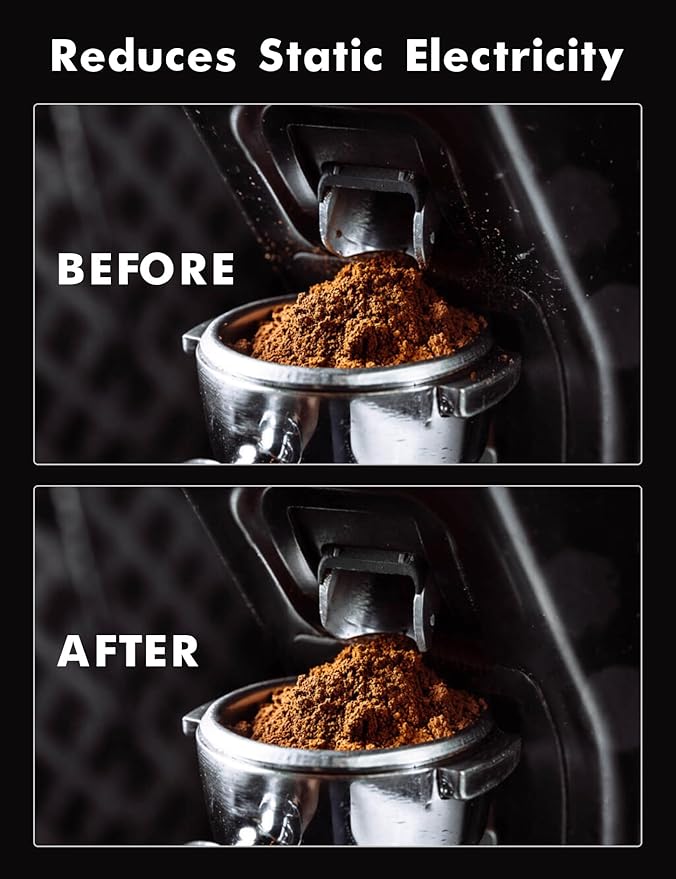 Coffee Bean Dosing Cup and Spray Bottle Set, Ceramic Single Dosing Tray