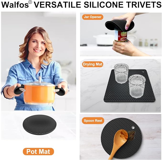 Walfos Silicone Trivet Mats