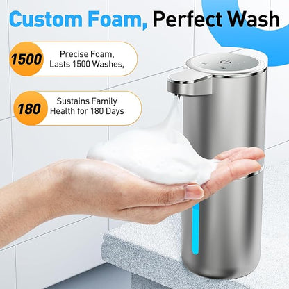 Fantictas Automatic Foaming Soap Dispenser Foaming Hand Sanitizer Touchless