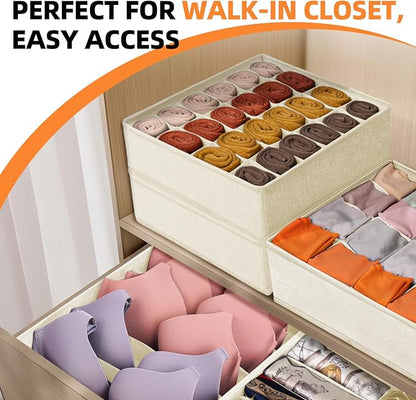 Criusia 6 Pcs Drawer Organizer Clothes