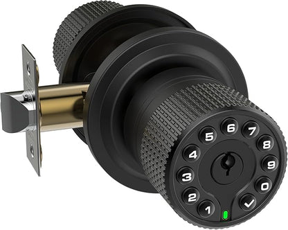 iulock Keypad & Key Smart Door Lock, 50 User Codes, Waterproof, Auto Lock