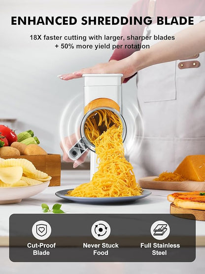 GDL Rotary Cheese Grater Hand Crank
