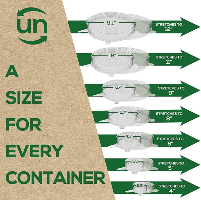 unwasted Reusable Silicone Lids – Upgrade Your Kitchen Gadgets