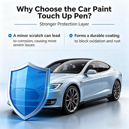 Stealth Grey(PN01) Car Touch Up Paint Compatible with Tesla 2-in-1 Car Scratch Repair Pen with Fine Tip&Brush, DIY Color-Code Matched Auto Paint for Small Rock Chips Door Scratches Paint Nicks Bumper Marks