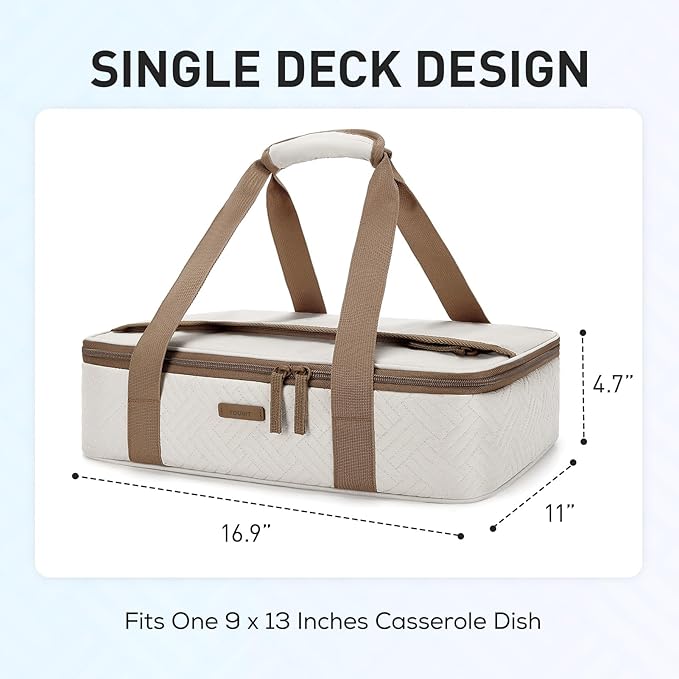 TOURIT Insulated Casserole Carrier