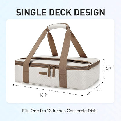TOURIT Insulated Casserole Carrier