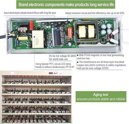 LED Driver 300 Watts 24V DC Transformer， Waterproof IP67 Power Supply, 24V DC