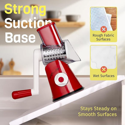 Cheese Grater Hand Crank, Rotary Cheese Shredder