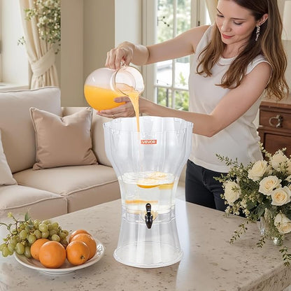 VEVOR Beverage Dispenser, 3.4 Gallon Drink Dispenser