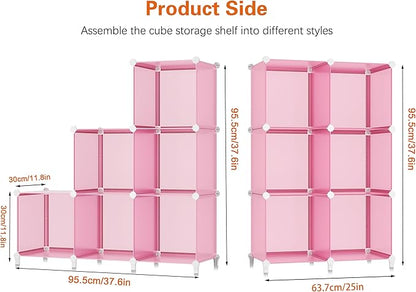 HOMIDEC 6-Cube Storage Shelf, Storage Bookcase Bookshelf