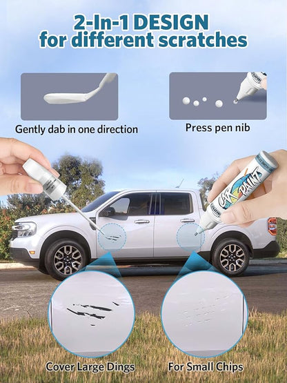 Pitch Black(PX8) Touch Up Paint for Dodge, Exact Color Match Car Paint Scratch Repair Remover Pen Kit Fix Vehicle Chips and Automotive Nicks Scuff