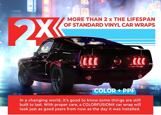 ColorFusion PPF by VViViD, Gloss Cosmic Purple Dry Apply PPF Vinyl Car Wrap Roll 60ft x 5ft